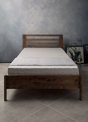 ベッド/マットレス セミダブルベッド 天然木ベッドフレームなら睡眠ハウスたかはらへ。ウォールナット無垢材 